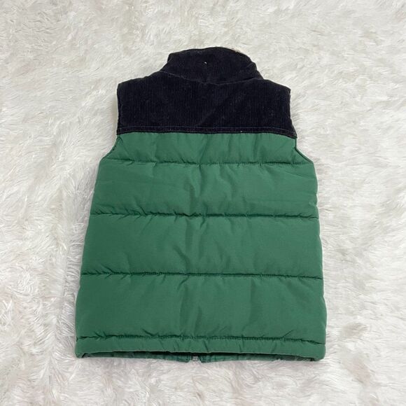 Toddlers Carter's Puffer Sleeveless Winter Jacket Vest in Green Size 5 - Picture 10 of 10